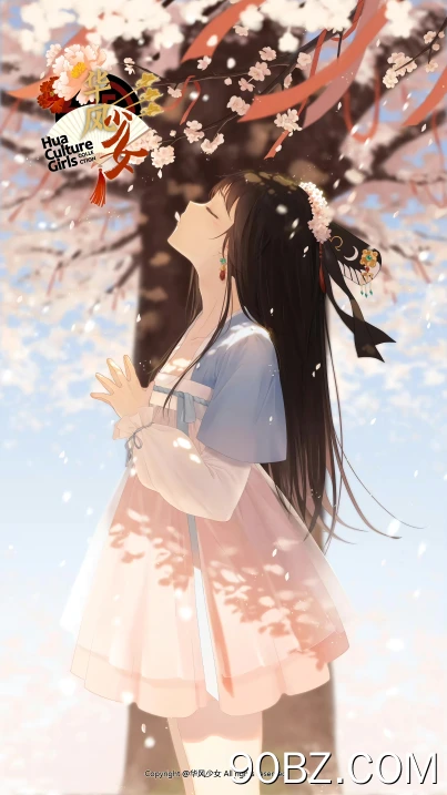 韩孝珠 闭眼 花 动漫 女孩 花瓣 手机壁纸 4K壁纸