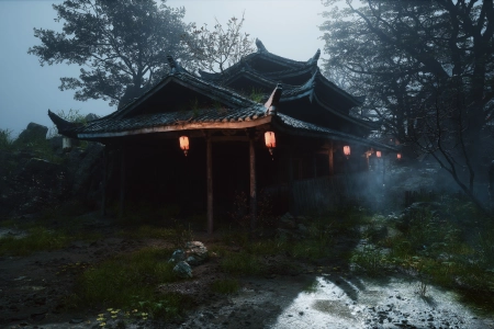 PC游戏 游戏科学 黑色神话 悟空 寺庙 4K壁纸 3840x2160