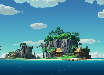 风者 房子 水 天空  电脑壁纸 4K壁纸  3840x2160