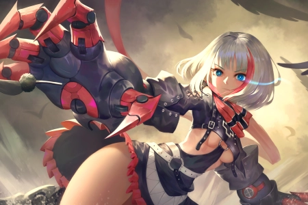 动漫女孩 动漫 碧蓝航线 海军上将 机甲 游戏 电脑壁纸 4K壁纸 4702x2250