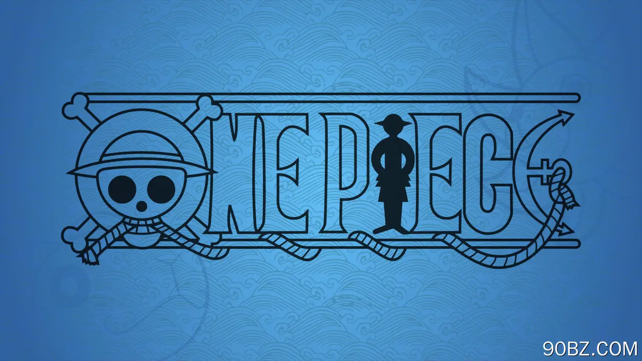 动漫 蓝色背景 骷髅 蓝色 电脑壁纸 4K壁纸