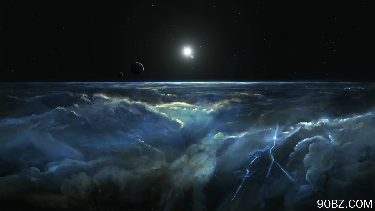  AI艺术 空间 艺术 空间 行星 宇宙 星空 恒星 电脑壁纸 4K壁纸