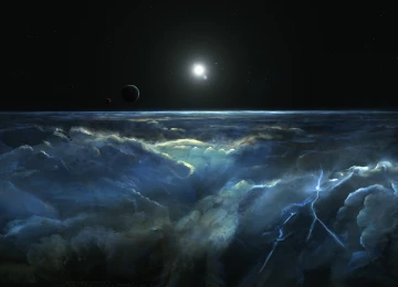 AI艺术 空间 艺术 空间 行星 宇宙 星空 恒星 电脑壁纸 4K壁纸  3840x2160