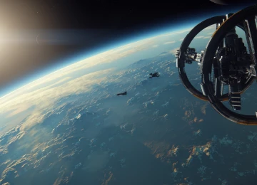 科幻 小说 星际公民 电子游戏 游戏 太空 宇宙飞船 复仇者 4K壁纸  3840x2160