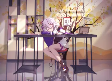 动漫 动漫女孩 数字艺术 插图 肖像 电脑壁纸 4K壁纸  4677x3307
