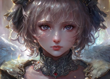 女性 艺术 AI艺术 插图 翅膀 绘画 电脑壁纸 4K壁纸  3840x2160