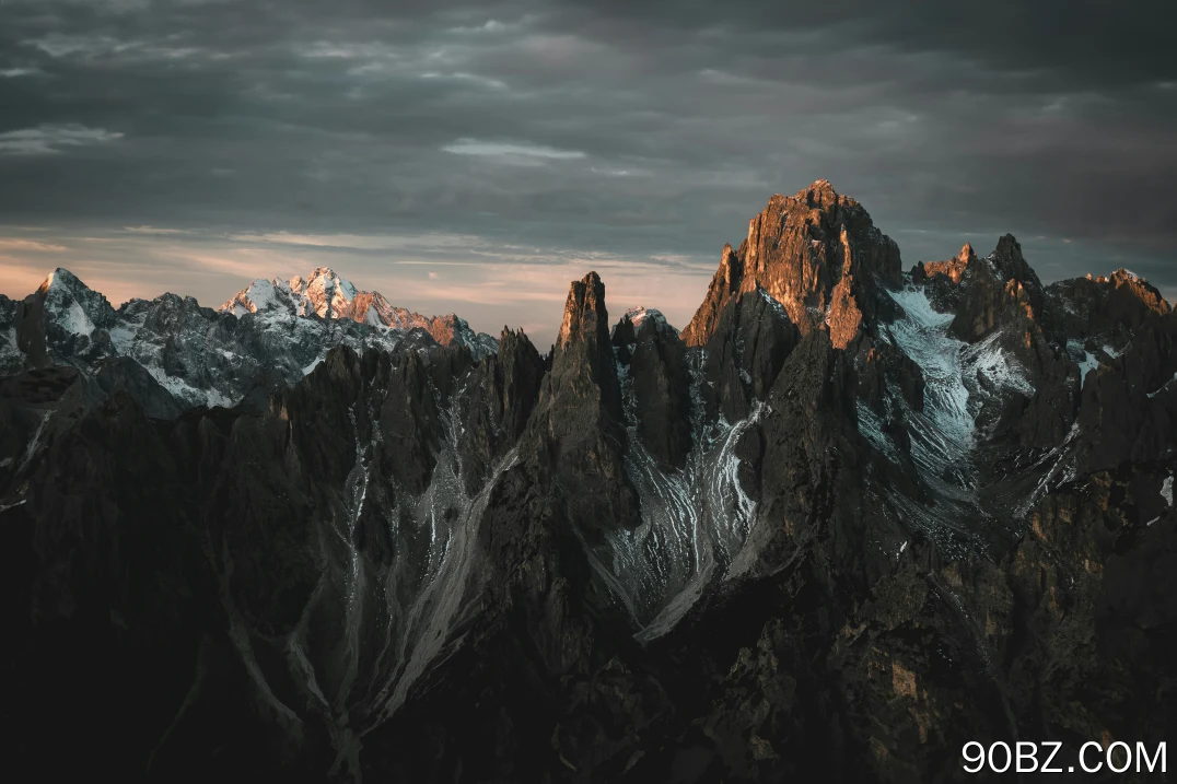 风景 雪 云 自然 山脉 4K壁纸