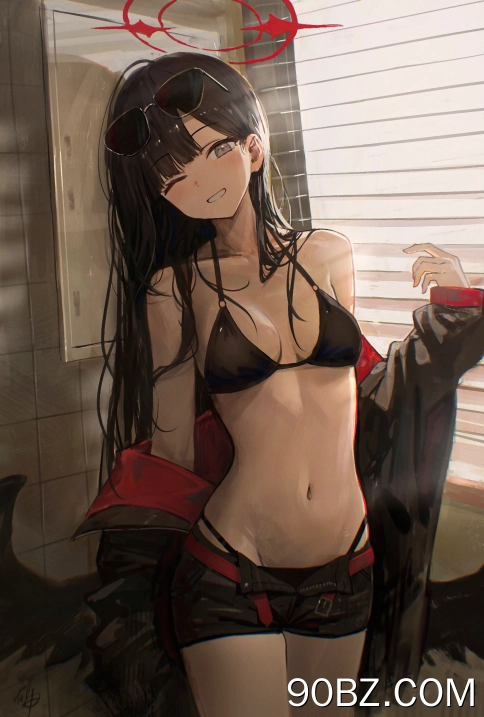 蓝档少女 Ichika 阳光微笑