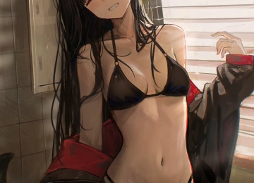 蓝档少女 Ichika 阳光微笑  3919x5800