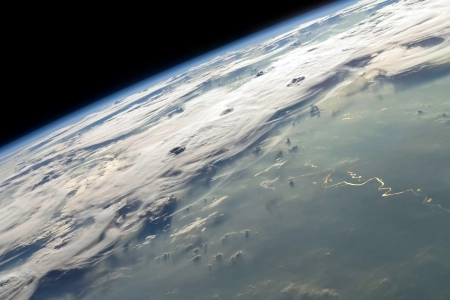 地球 空间 大气层 行星 AI艺术 空间艺术 4K壁纸 5120x2880