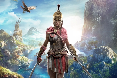 幻想女孩  妇女与剑 游戏CG  电脑壁纸 4K壁纸 3840x2160