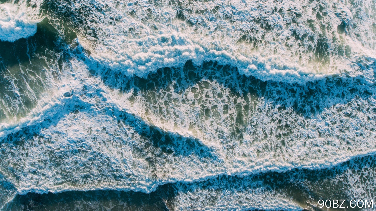 自然 海浪 海滩 大海 风景 电脑壁纸 4K壁纸
