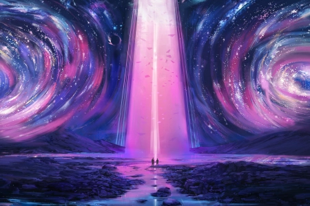 插图 风景 奇幻艺术 彩色 天空  电脑壁纸 4K壁纸 3840x2160