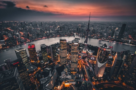 城市 建筑 上海 东方明珠电视塔  电脑壁纸 4K壁纸 5083x3389
