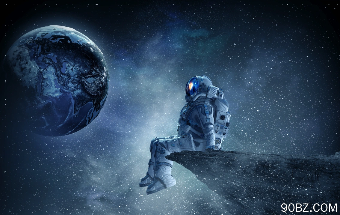 宇航员 行星 空间艺术 空间 AI艺术 恒星 4K壁纸