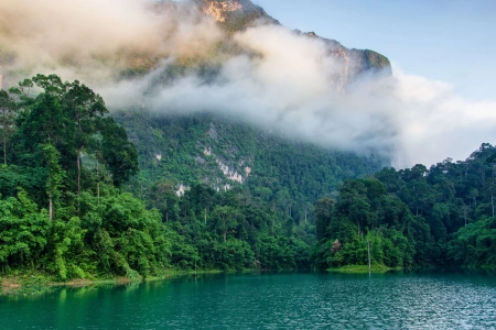 河流 河边 风景 云 自然 水 树  电脑壁纸 4K壁纸 3840x2160