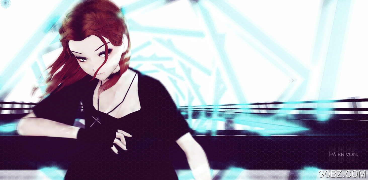 女孩,图形设计,很酷的,风格,红色的头发,壁纸,4000x1960