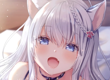 猫女孩 动漫 动漫女孩  电脑壁纸 4K壁纸  5189x4318