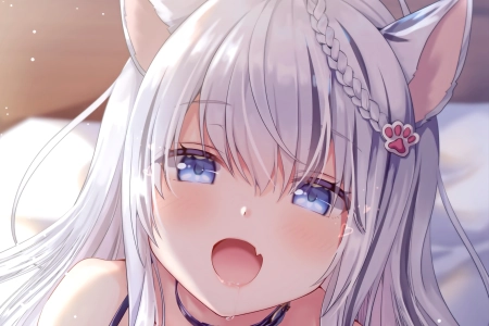 猫女孩 动漫 动漫女孩  电脑壁纸 4K壁纸 5189x4318