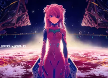 太空 动漫女孩 眼罩 连衣裙 宇宙飞船  电脑壁纸 4K壁纸  6250x3509