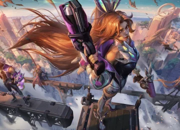 财富 小姐 英雄联盟 阿德利 暴动游戏 AI艺术 战猫 4K壁纸  4096x2305