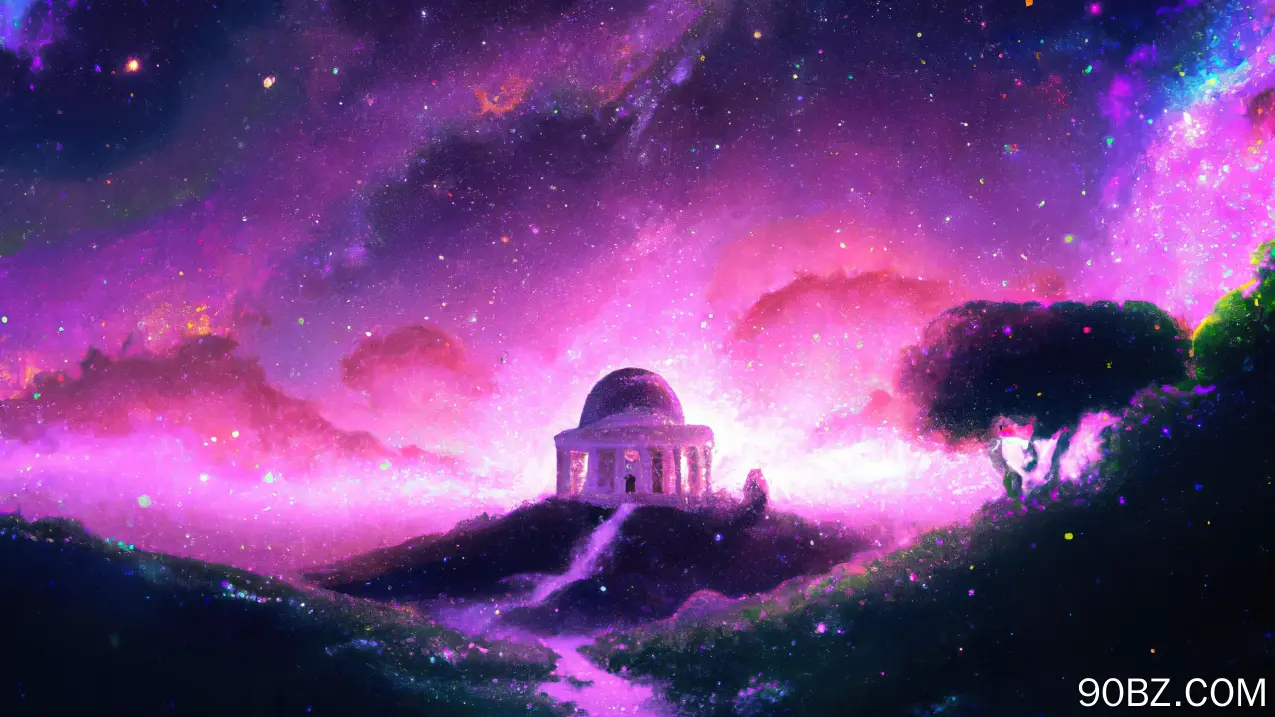AI艺术 绘画 空间 星星 夜空 宇宙 星空 电脑壁纸 4K壁纸