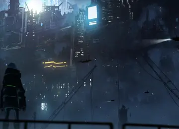 动漫 赛博朋克  4K壁纸  6000x2500