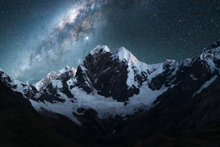 摄影 风景 自然 山脉 夜 雪 星夜 帐篷 星星   手机壁纸 4K壁纸 6860x8575
