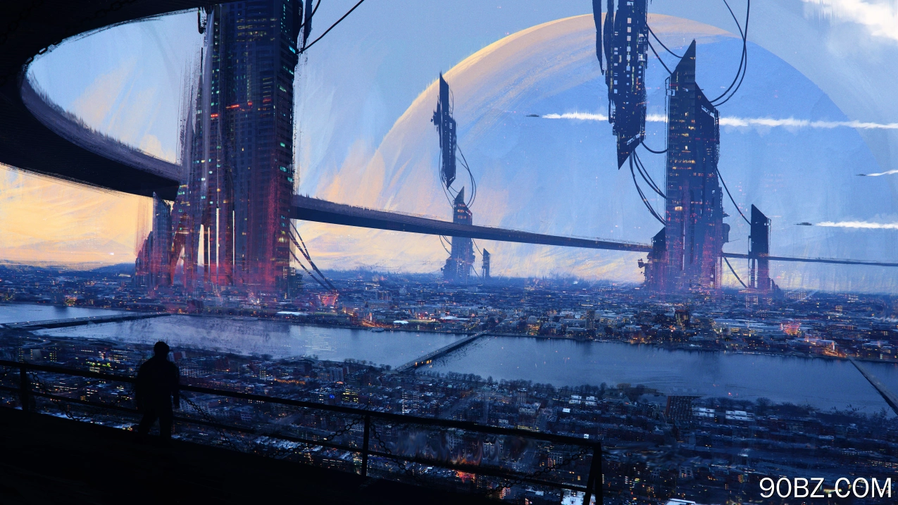  未来主义 未来城市 幻想艺术 幻想城市 幻想建筑  电脑壁纸 4K壁纸