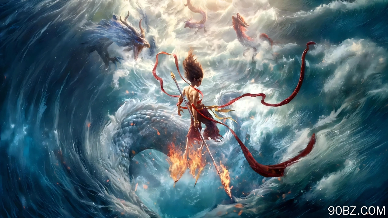 哪吒 魔童闹海 龙王 4k 壁纸 高清 电脑 桌面 4K壁纸
