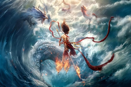 哪吒 魔童闹海 龙王 4k 壁纸 高清 电脑 桌面 4K壁纸 3840x2160