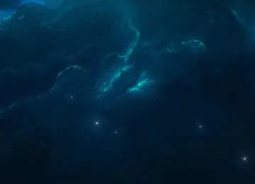 太空 星星 宇宙 蓝色 4K壁纸  5120x2880