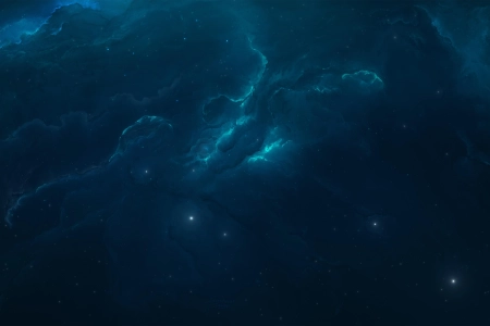 太空 星星 宇宙 蓝色 4K壁纸 5120x2880