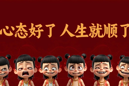 心态 哪吒 打工人 魔童闹海 4K壁纸 3840x2160