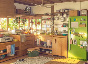 晨光厨房  4096x2304