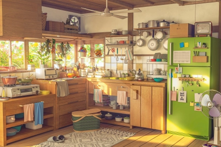 晨光厨房 4096x2304