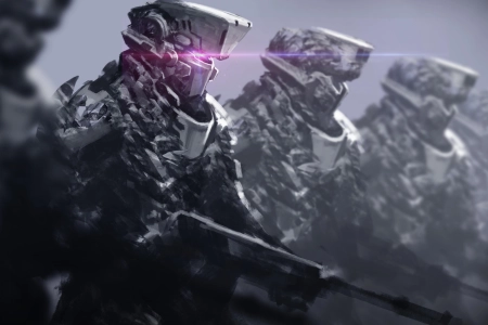 士兵 未来 赛博朋克 科幻 战斗 机甲 游戏 电脑壁纸 4K壁纸 3840x2160