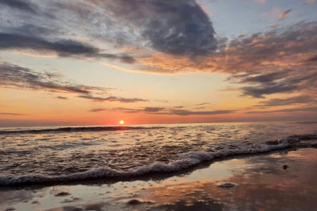 夕阳海滩 3840x2400