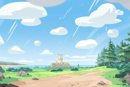 史蒂文宇宙数字绘画 4096x2291