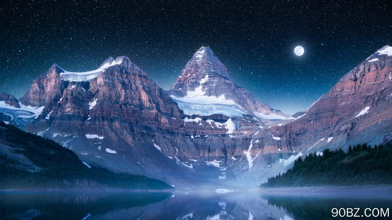 蓝色 梦境 湖泊 风景 山脉 自然 夜 夜景 秘鲁 摄影 法国  电脑壁纸 4K壁纸