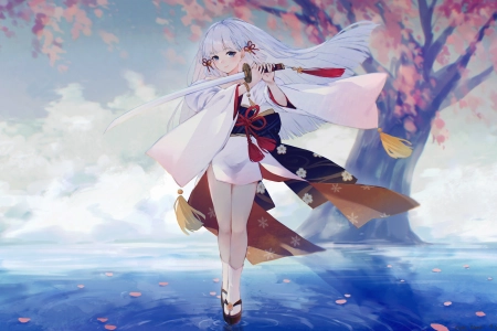 动漫 女孩 神户 原神 和服 武侠 4K壁纸 5458x3558