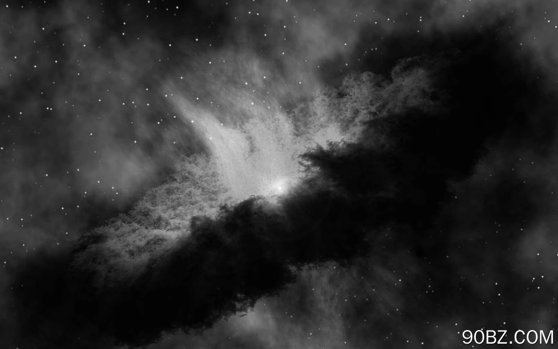宇宙空间 黑暗星云 星辰壮观
