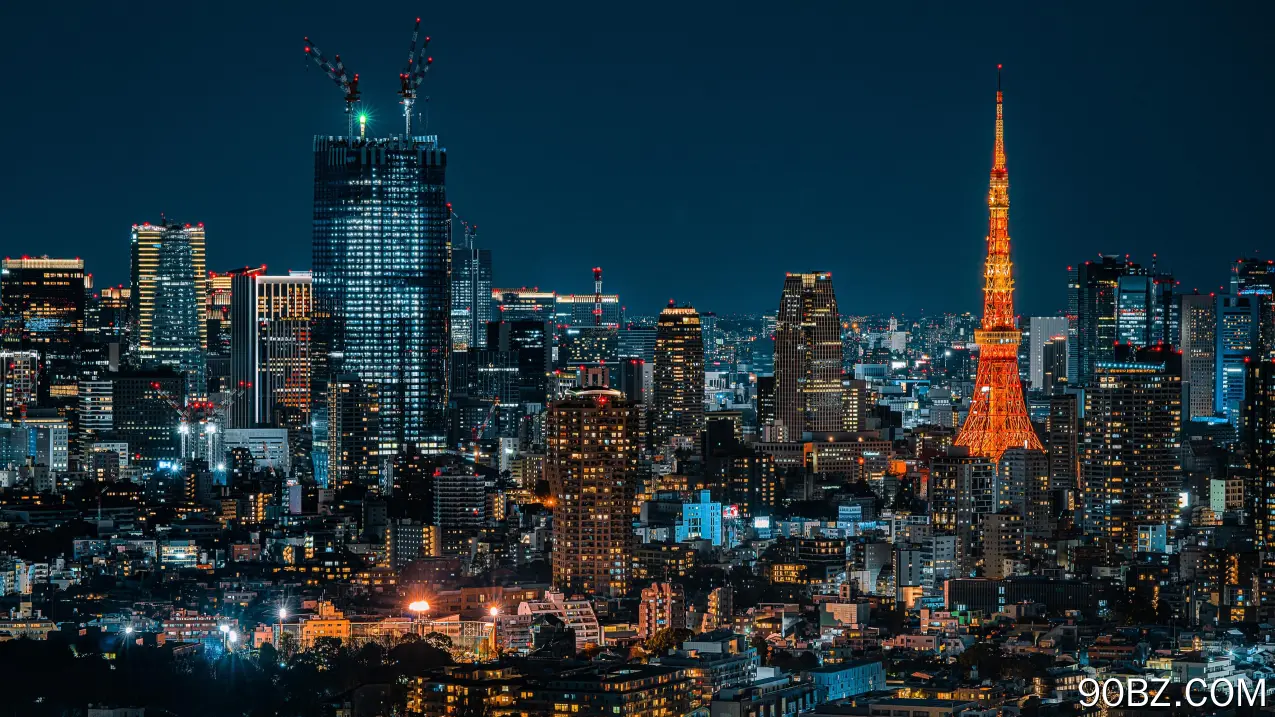 城市景观 城市夜景 灯光 电脑壁纸 4K壁纸