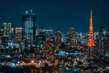 城市景观 城市夜景 灯光 电脑壁纸 4K壁纸 4096x2304