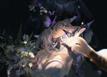 风起云涌蝴蝶少女  3840x2160