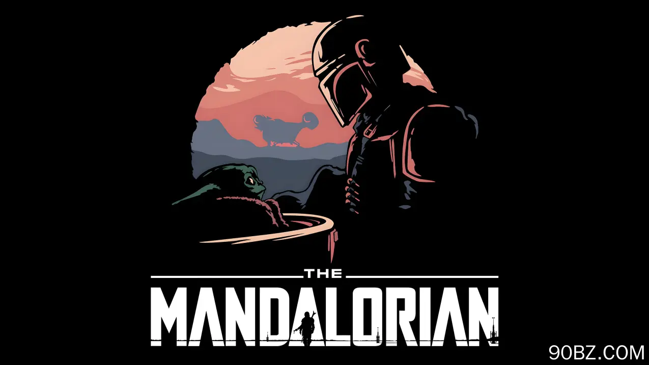 星球大战 曼达洛人 电视剧 简单背景 极简主义 头盔  电脑壁纸 4K壁纸