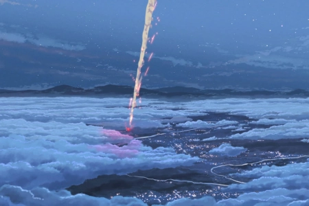 动漫 你的名字 陨石 流星 天空 爱情 浪漫 4K壁纸 3840x2160