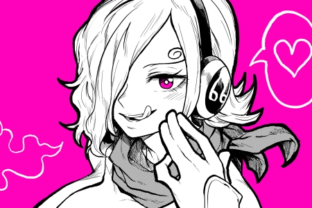 紫色 绘画 艺术 手绘 女孩  电脑壁纸 4K壁纸 3840x2160