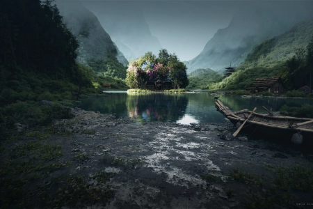 自然 风景 AI艺术 环境 森林 虚幻 引擎 4K壁纸 3840x2160