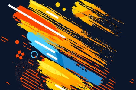 抽象 彩色 条纹 几何图形 黄色  电脑壁纸 4K壁纸 3840x2160